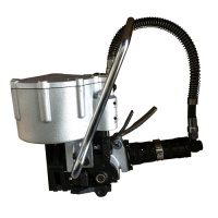 直銷32mm氣動(dòng)鋼帶打包機(jī)，鋼鐵專用氣動(dòng)鋼帶收緊機(jī)